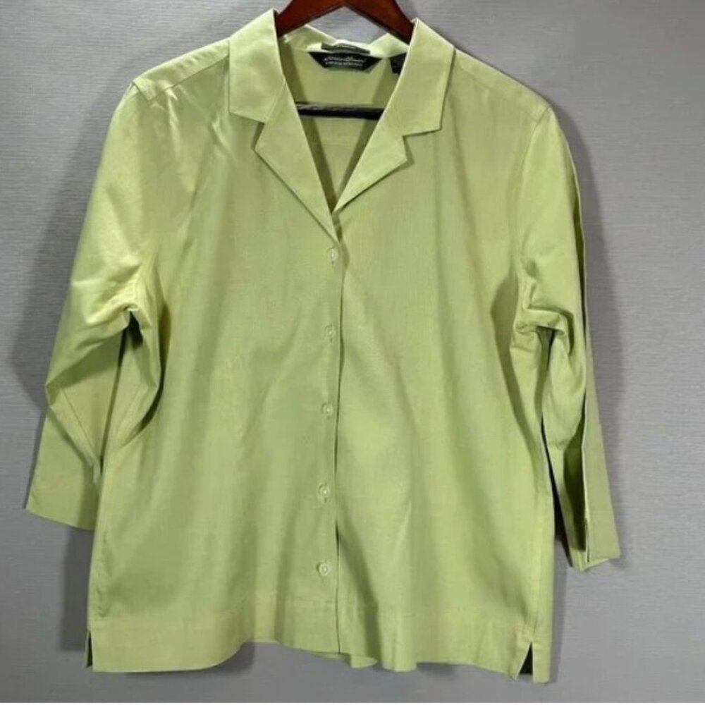 NWOT Sage Green Button-Up Shirt